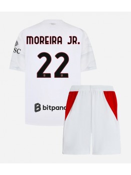 Otroški Nogometna dresi replika AC Milan Diego Moreira #22 Gostujoči 2026-27 Kratek rokav (+ hlače)